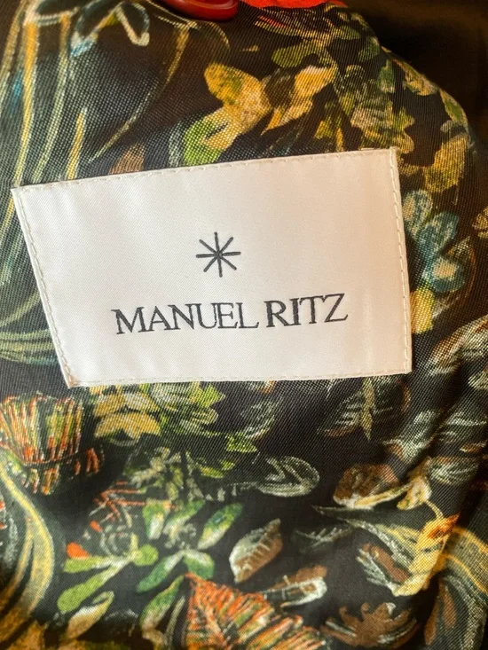 Manuel Ritz Textured Gray Overcoat for men size 42 - Picture 8 of 9